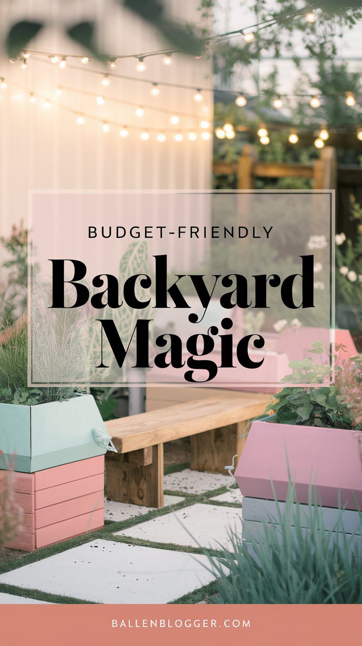 Budget-friendly backyard transformation ideas for outdoor spaces.
