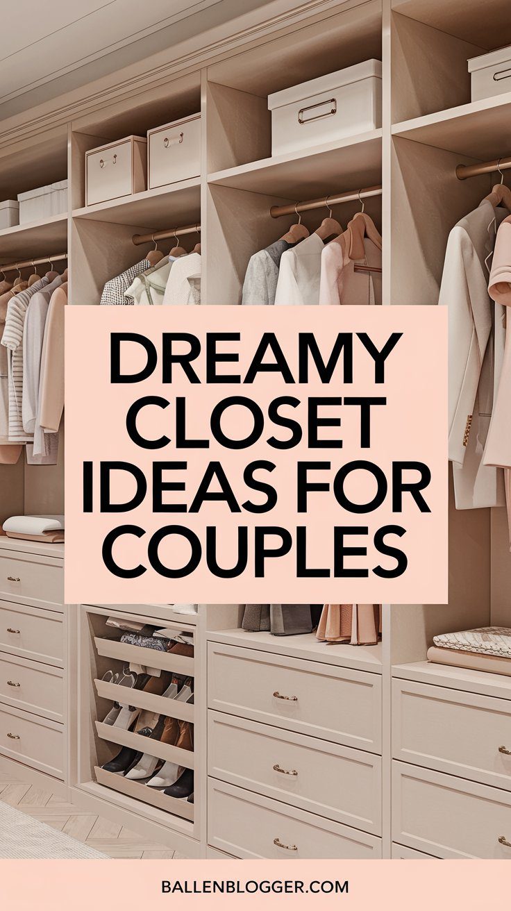 Discover how to create a stylish and functional space tailored for both of you with these innovative his and hers walk-in closet ideas.